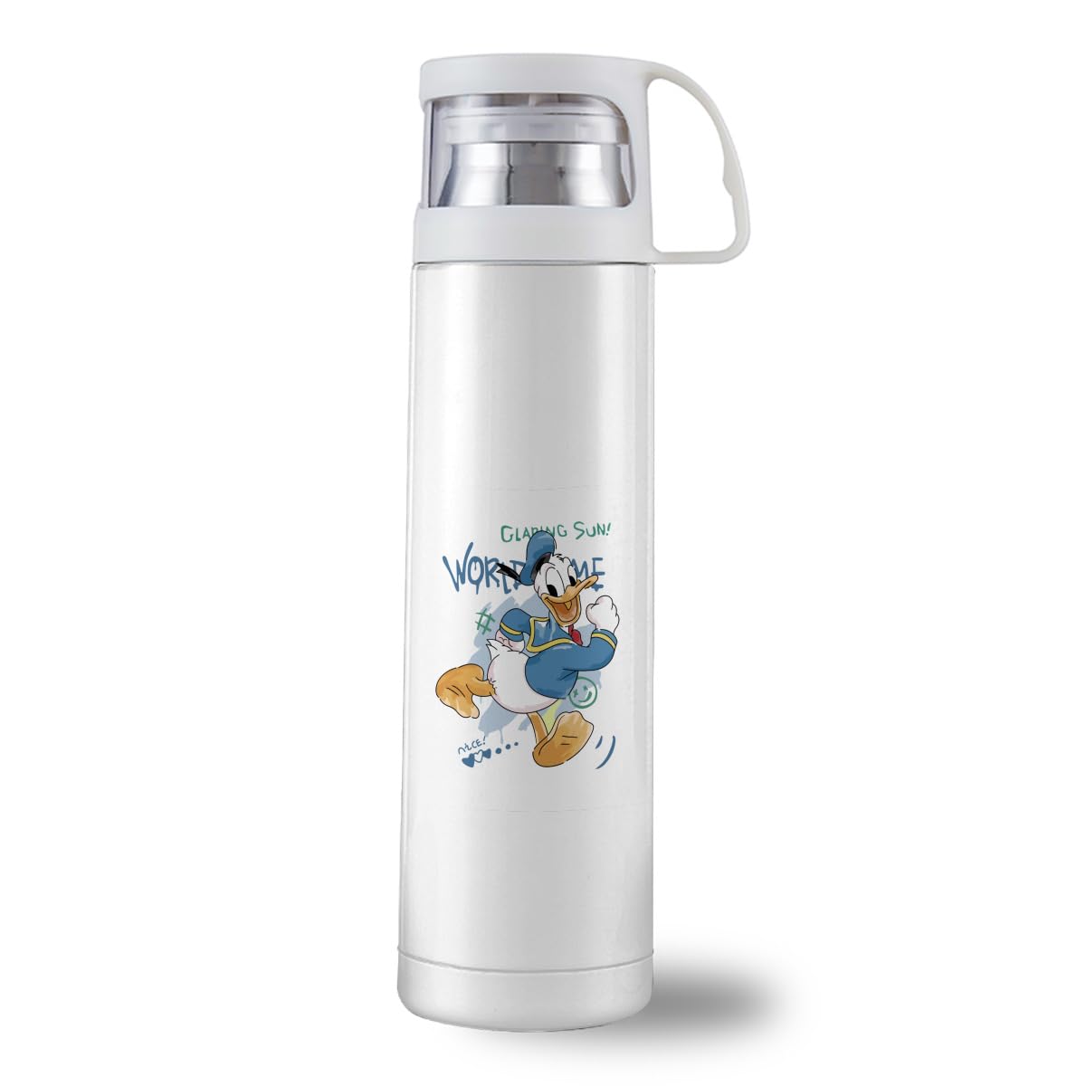 Amazon｜水筒 ドナルドダック 魔法瓶 ステンレスボトル マグボトル